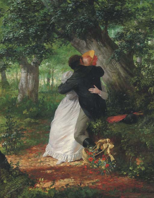 A Clandestine Embrace by Fritz Quidenus